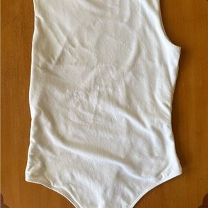 Abercrombie & Fitch White Bodysuit One Piece